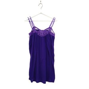Womens Topshop Purple Lightweight Dress Top Sz 8/M